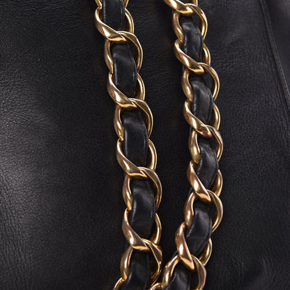 Chanel Lambskin CC Tote Black 22 of 24