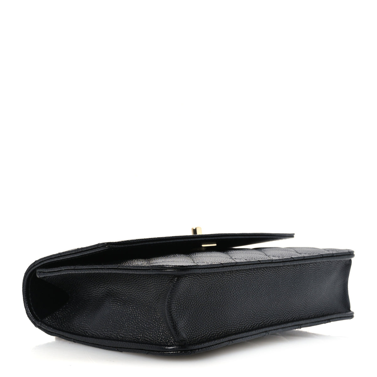 Chanel Caviar Quilted Trendy Handle Clutch With Chain Black 4 of 11