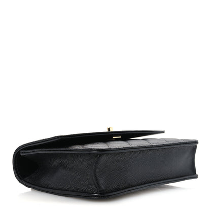 Chanel Caviar Quilted Trendy Handle Clutch With Chain Black 4 of 11