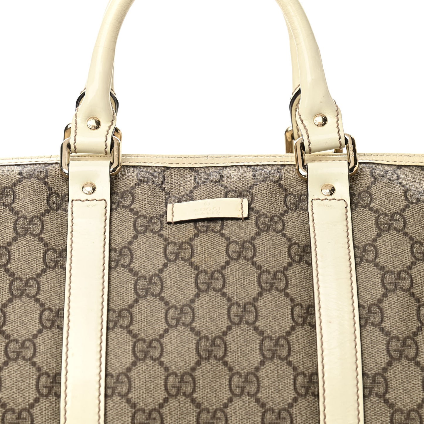GG Plus Monogram Medium Joy Boston Off White