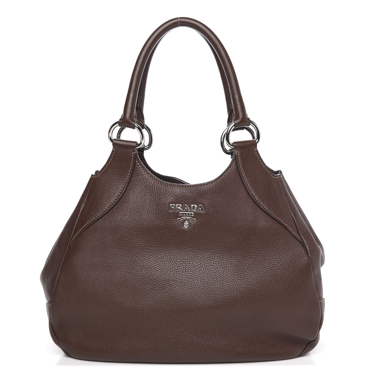 Vitello Daino Shoulder Bag Bruciato