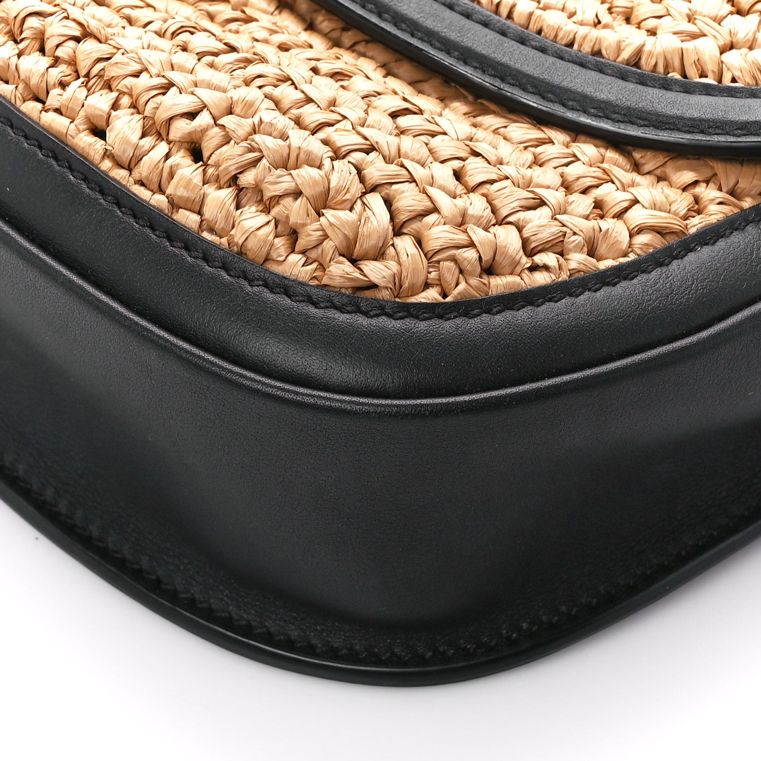 Saint Laurent Woven Raffia Monogram Kaia Satchel Tan 11 of 11