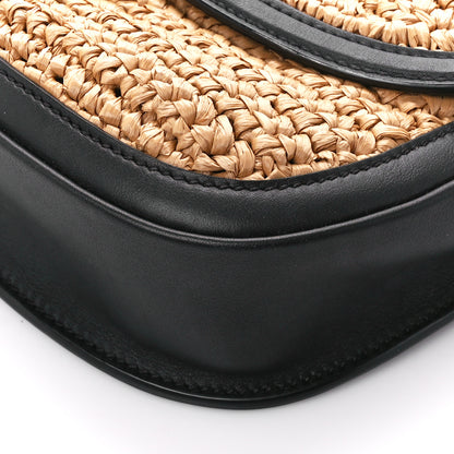 Saint Laurent Woven Raffia Monogram Kaia Satchel Tan 11 of 11