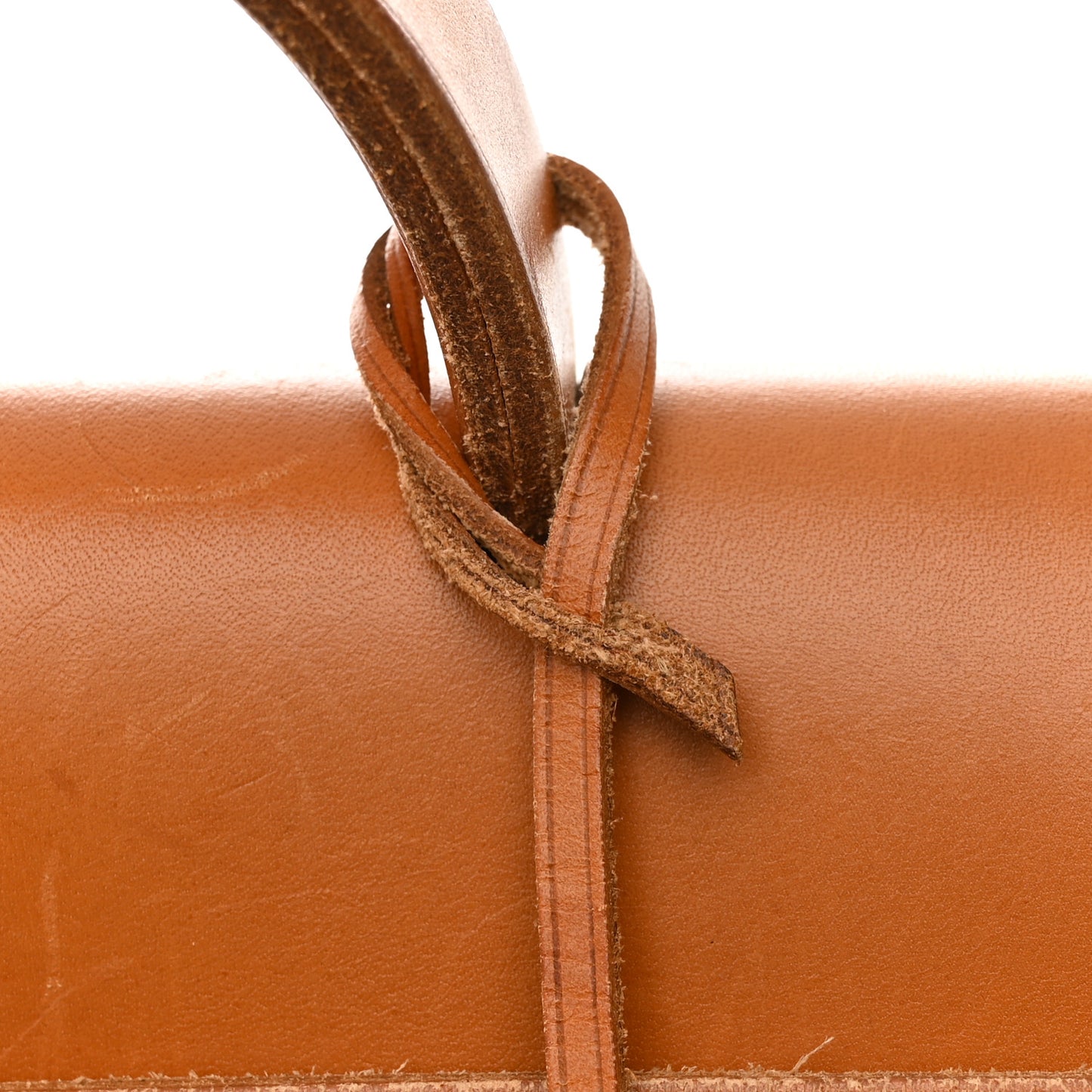 Toile Vache Calfskin Herbag 30 PM Backpack Natural