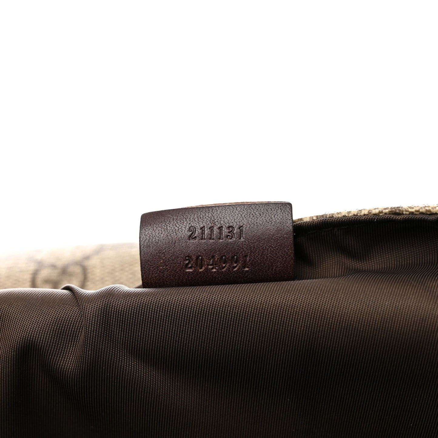 GG Plus Monogram Messenger Diaper Bag Dark Brown