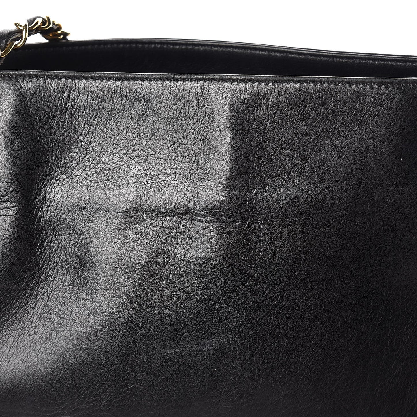 Lambskin Quilted Shoulder Bag Black