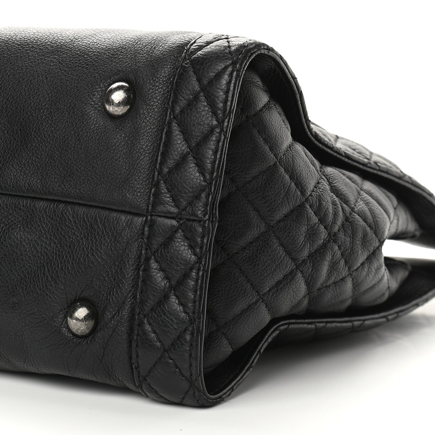 Chanel Calfskin Boy Reverso Shopping Tote Black 9 of 9