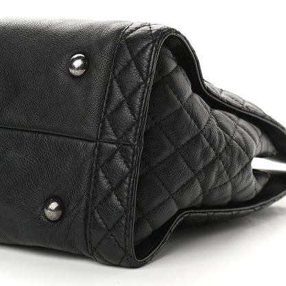 Chanel Calfskin Boy Reverso Shopping Tote Black 9 of 9