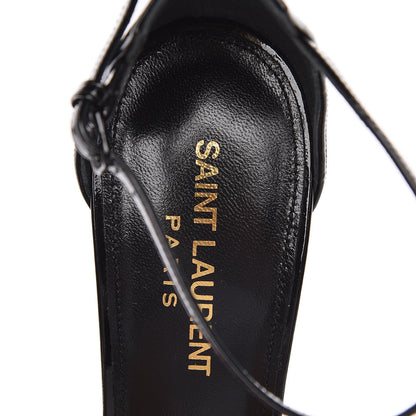 Saint Laurent Patent Opyum Sandals 36 Black 7 of 7