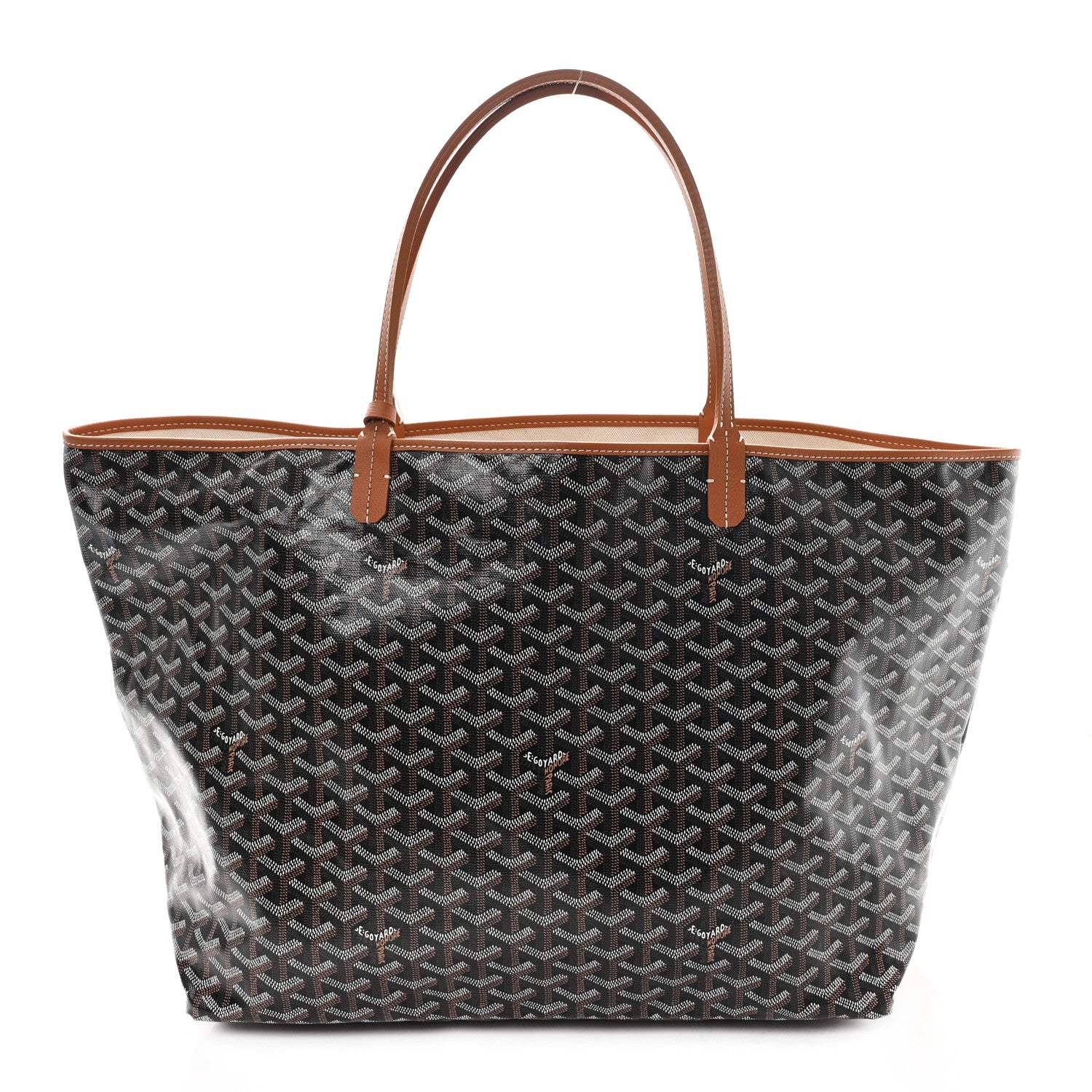 Goyard Goyardine Saint Louis GM Black Gold 1 of 10