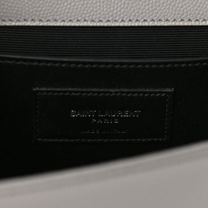Saint Laurent Grain De Poudre Medium Classic Monogram Kate Satchel Souris 7 of 11