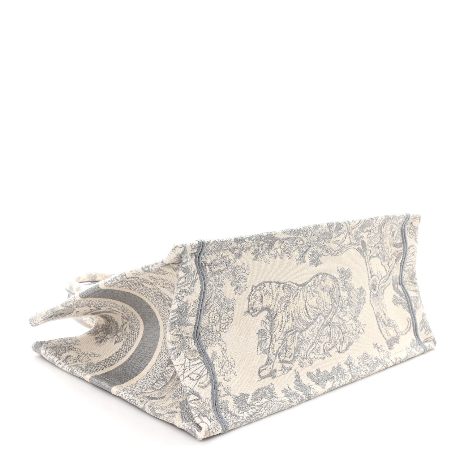 Christian Dior Canvas Embroidered Medium Dioriviera Toile De Jouy
