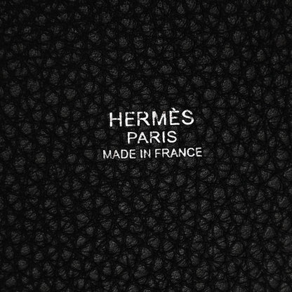 Hermes Taurillon Clemence Picotin Lock 22 MM Black 6 of 10