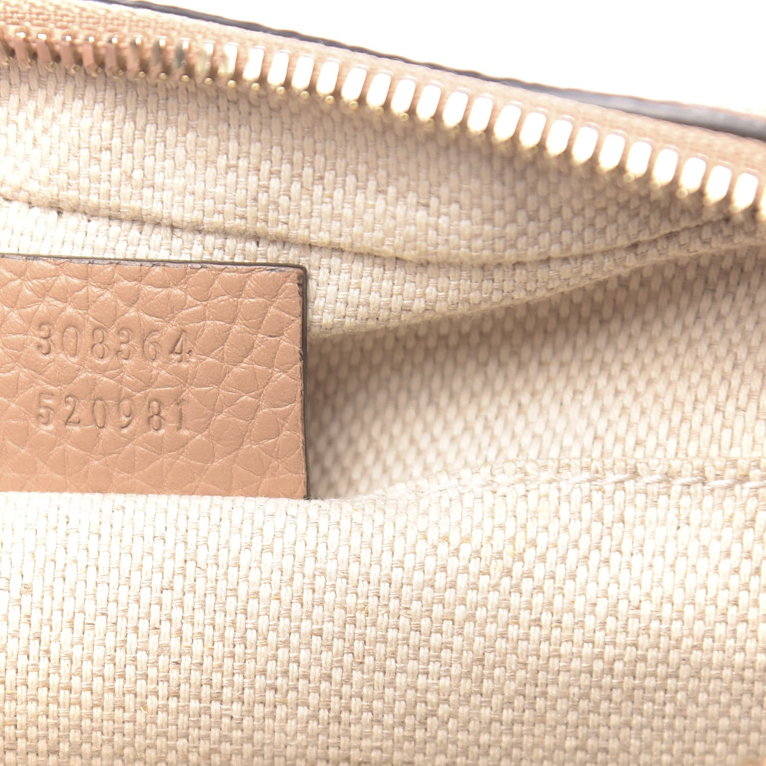 Gucci Pebbled Calfskin Small Soho Disco Bag Rose Beige 7 of 10