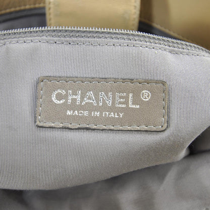 Chanel Lambskin Executive Cerf Shopper Tote Black Beige 8 of 20