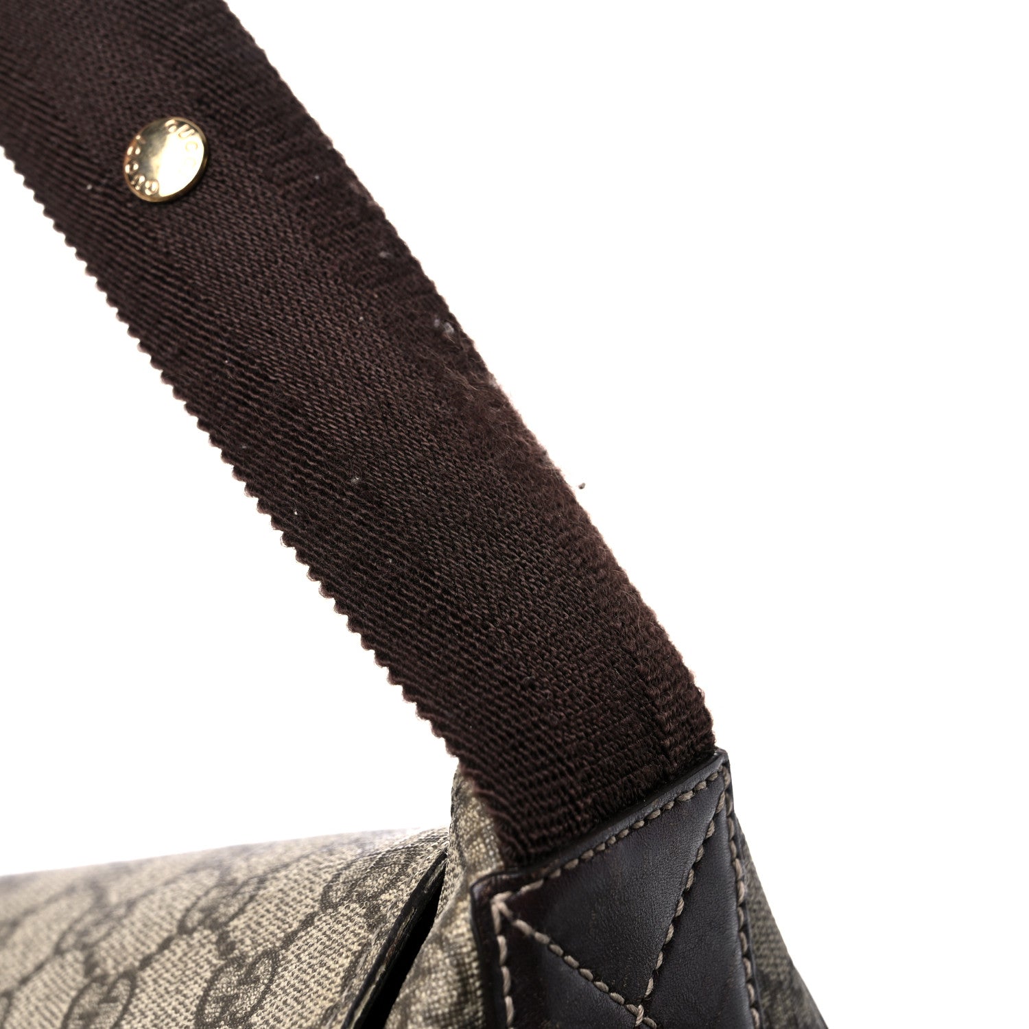 Gucci GG Plus Monogram Messenger Diaper Bag Dark Brown 31 of 32