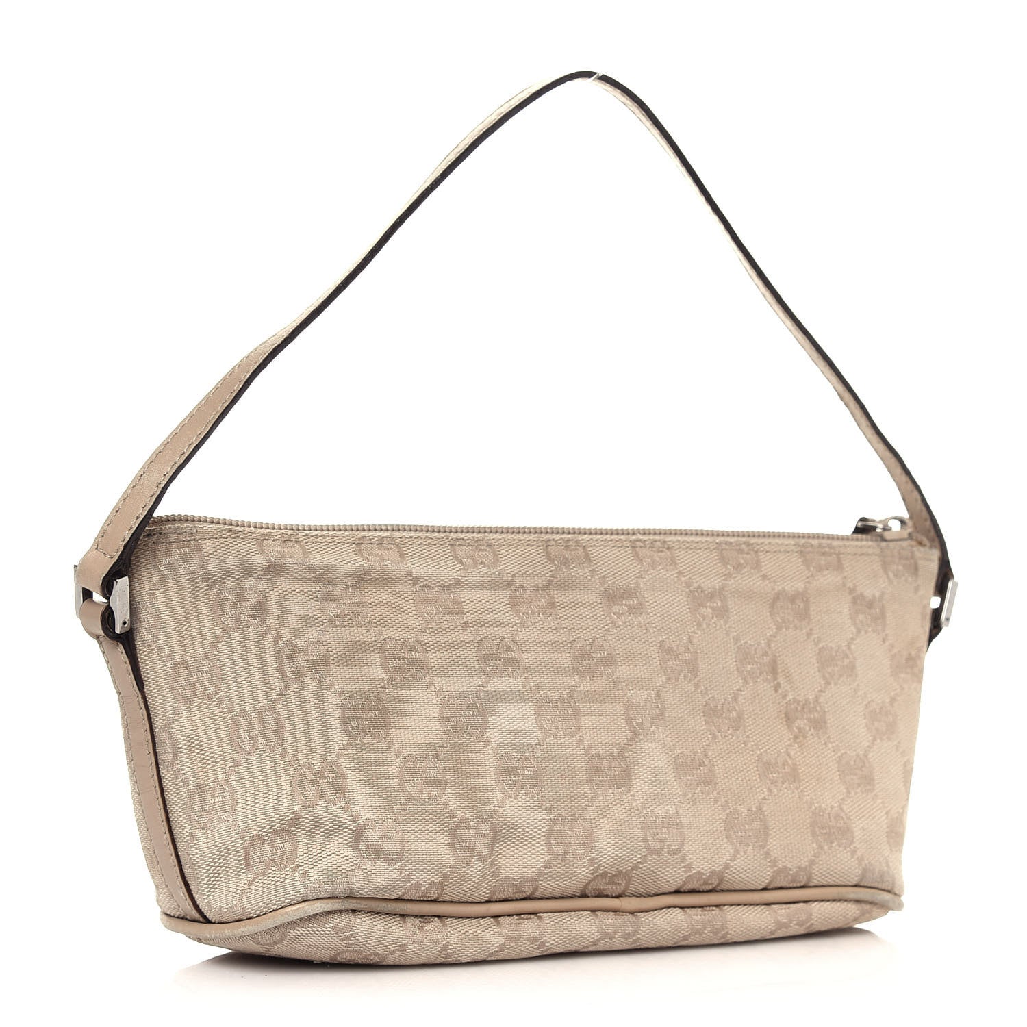 Gucci Monogram Boat Pochette Beige 3 of 17
