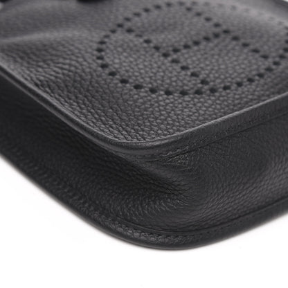 Hermes Taurillon Clemence Evelyne TPM Black 7 of 8