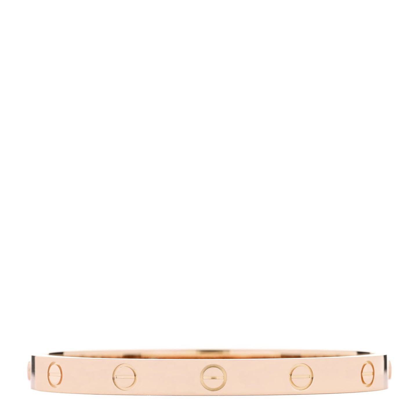 18K Pink Gold LOVE Bracelet 17