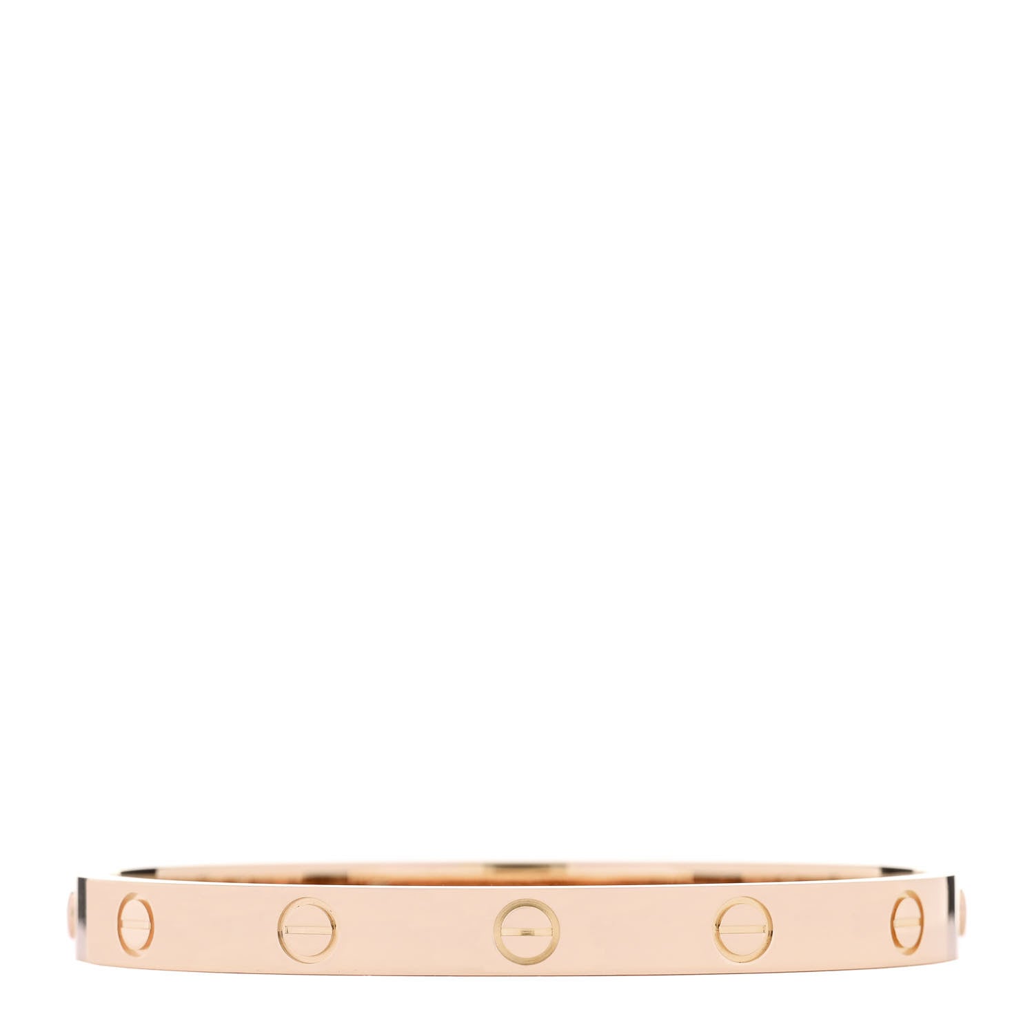 Cartier 18K Pink Gold LOVE Bracelet 17 1 of 5