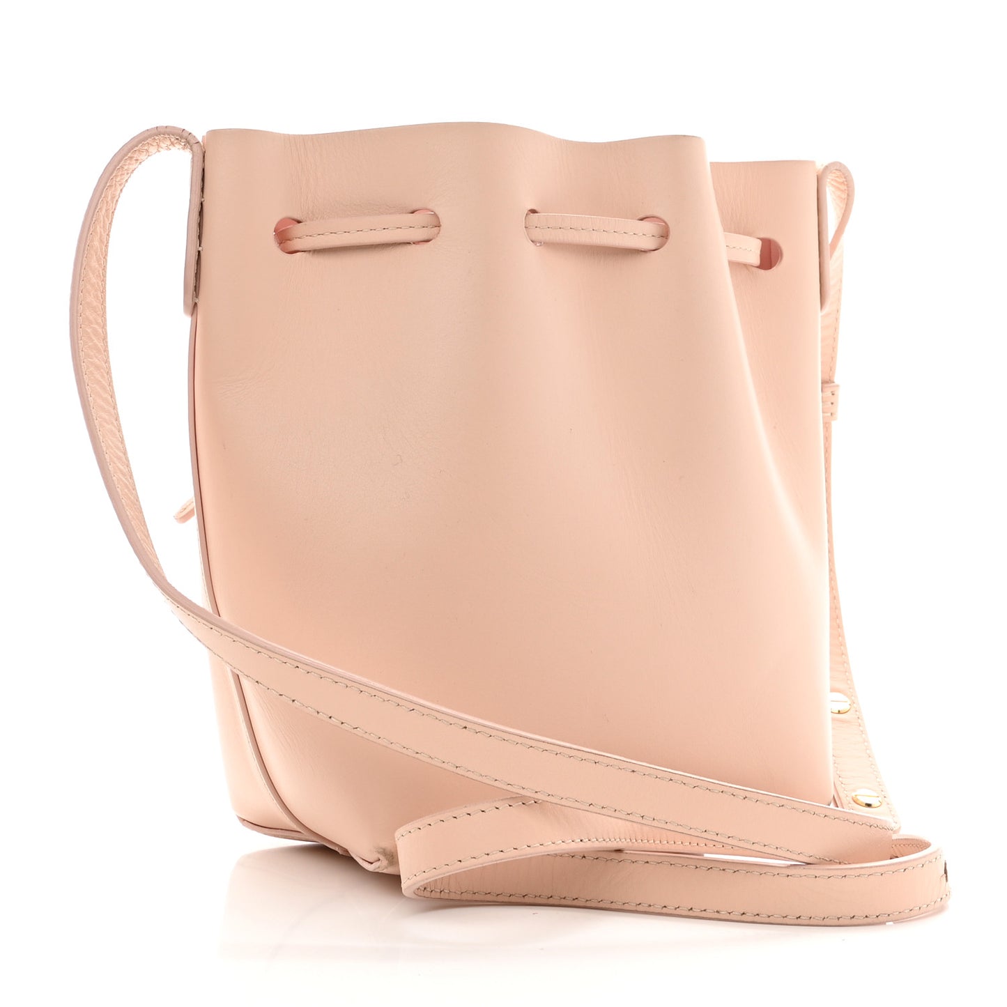 Calfskin Mini Mini Bucket Bag Rosa