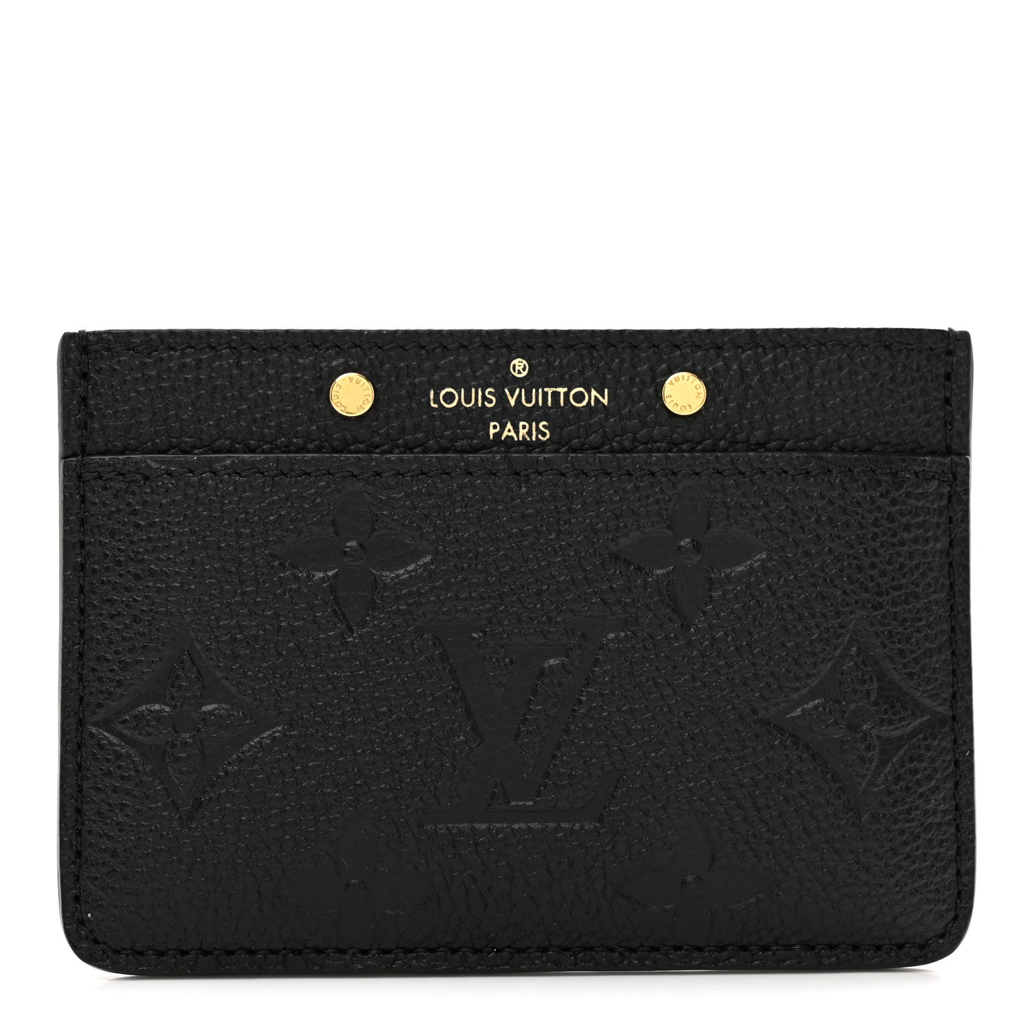 Louis Vuitton Empreinte Card Holder Black 1 of 6