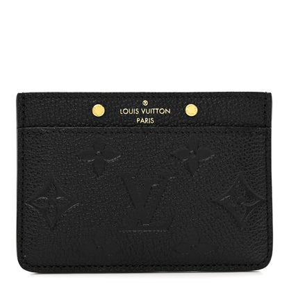 Louis Vuitton Empreinte Card Holder Black 1 of 6