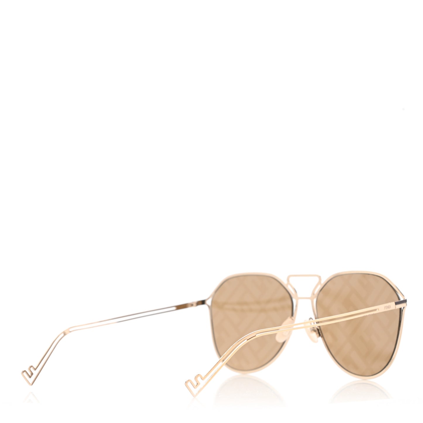 Metal Aviator Sunglasses FFM0071/S Gold