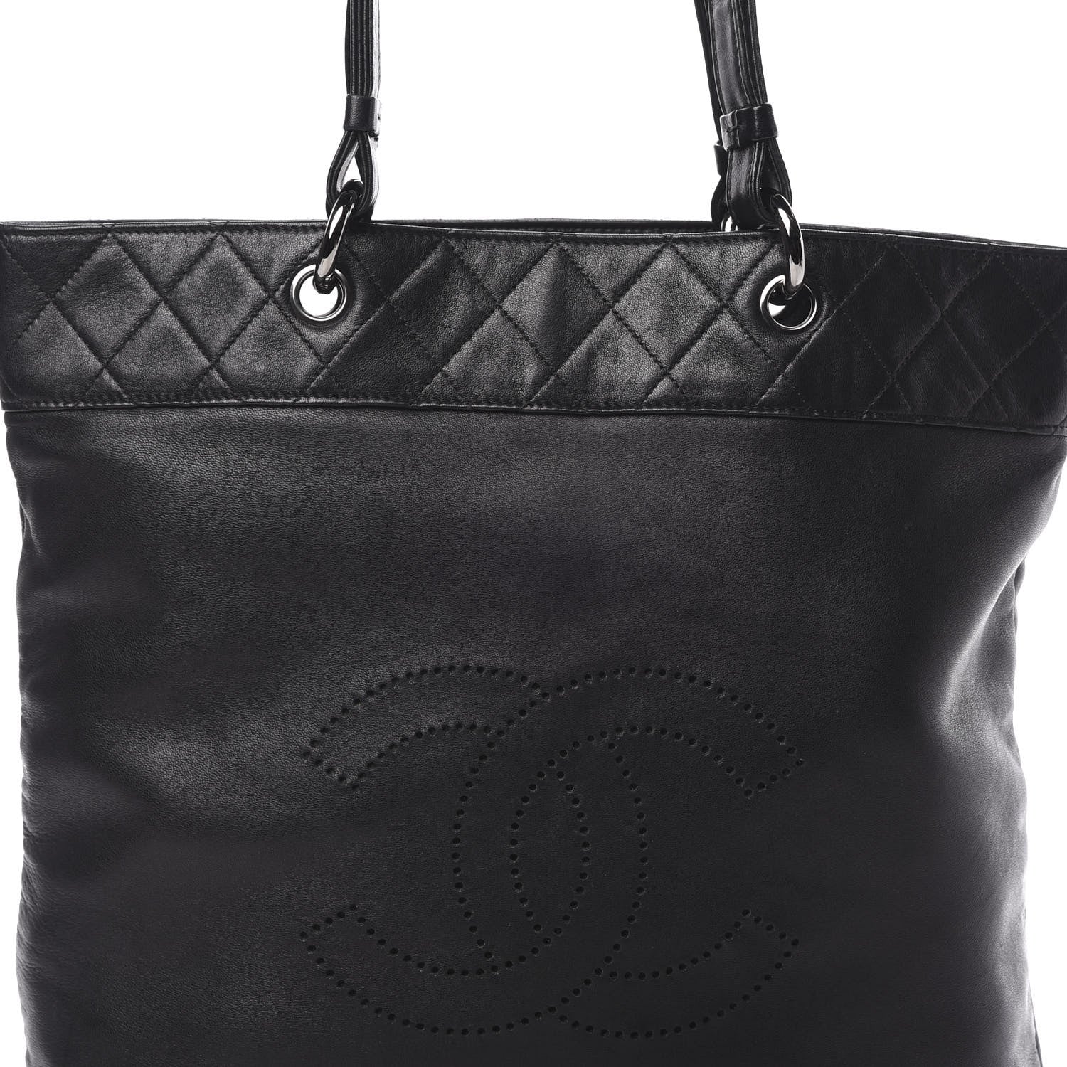 Chanel Lambskin CC Shoulder Bag Black 8 of 11