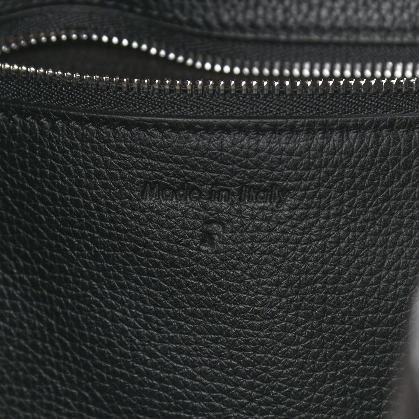 Supple Grained Calfskin Medium Big Bag Black