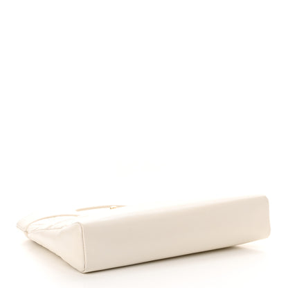 Chanel Shiny Lambskin Quilted Mini 31 Shopping Bag White 4 of 11