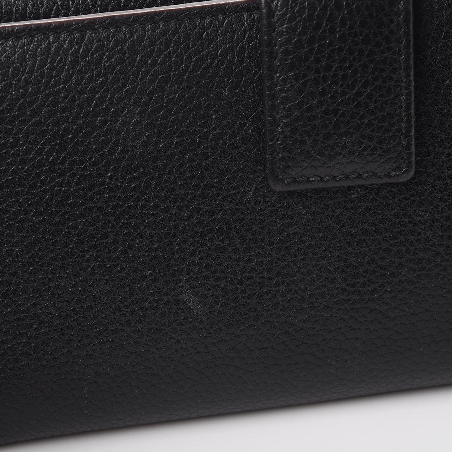 Calfskin Skull Continental Wallet Black