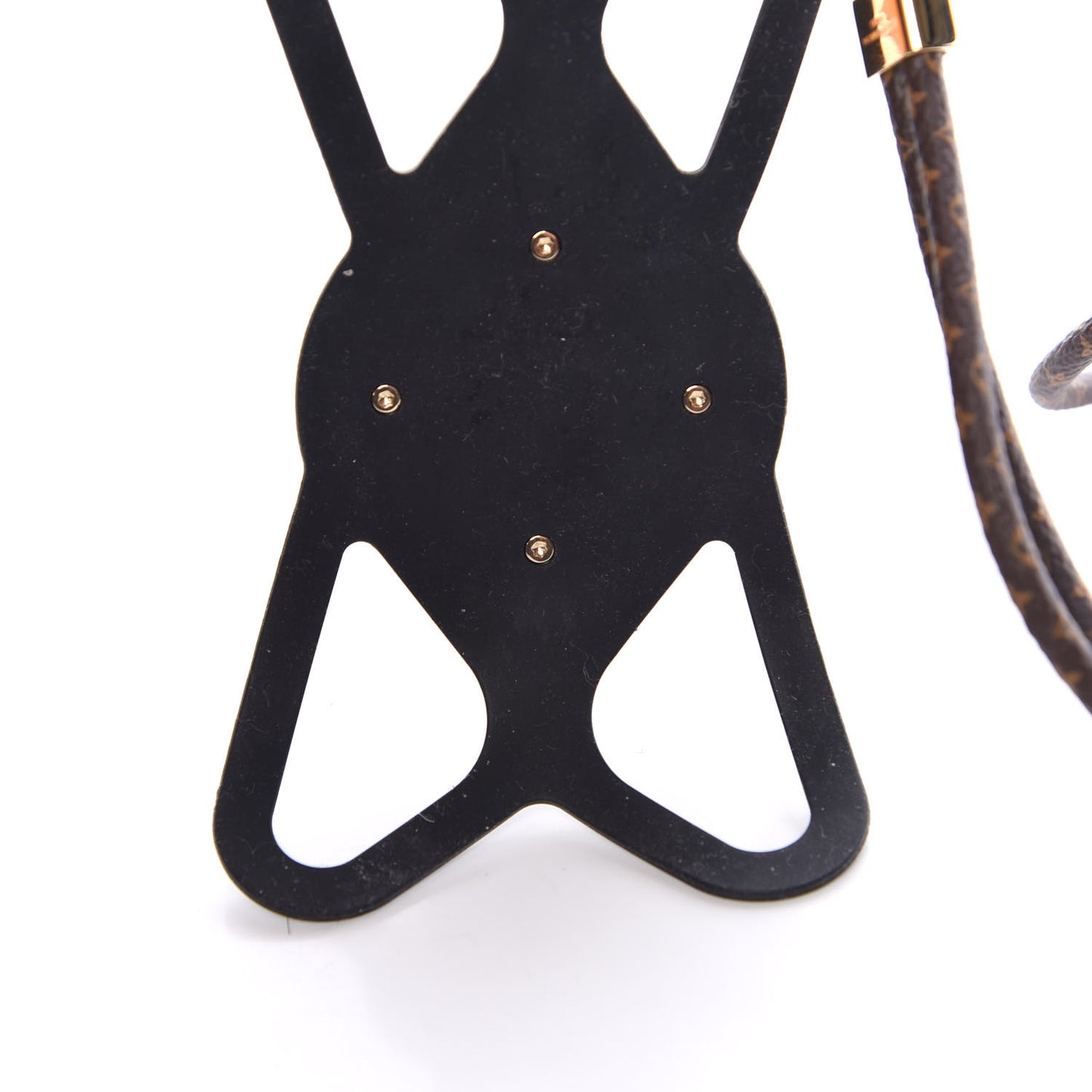 Monogram Silicone Louise Phone Holder Black