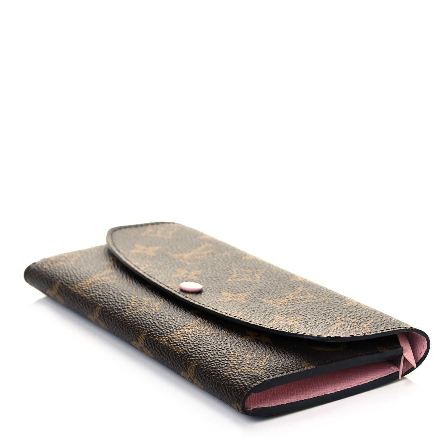 Monogram Emilie Wallet Rose Ballerine