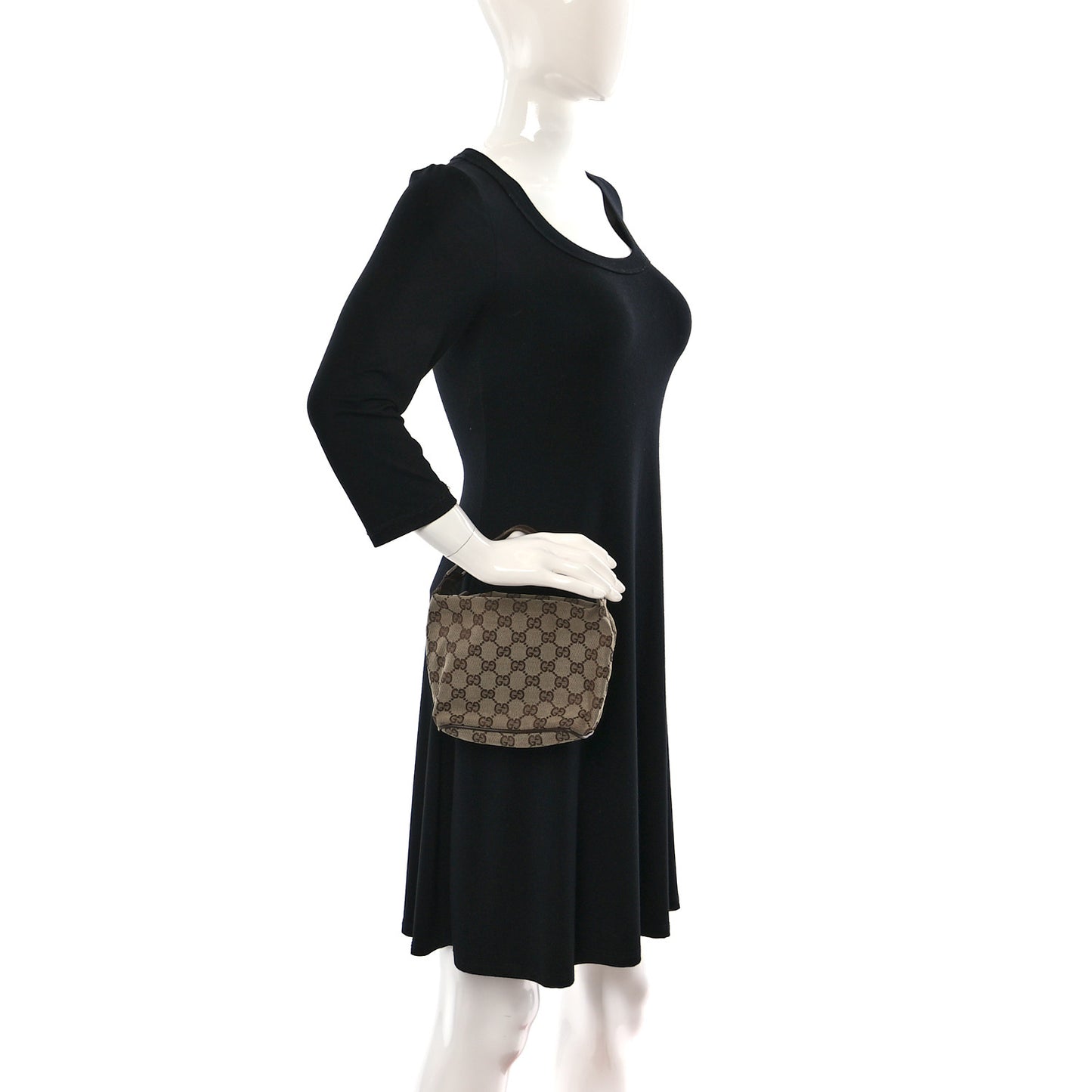 Monogram GG Pochette shoulder Bag Brown