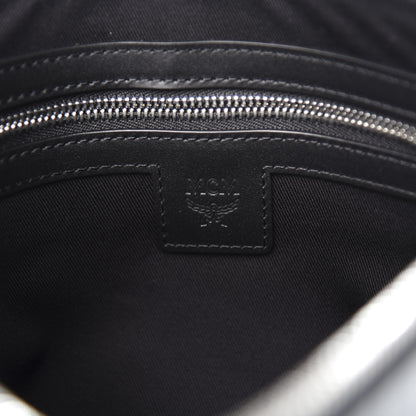 MCM Visetos Medium Crossbody Pouch Black 8 of 10
