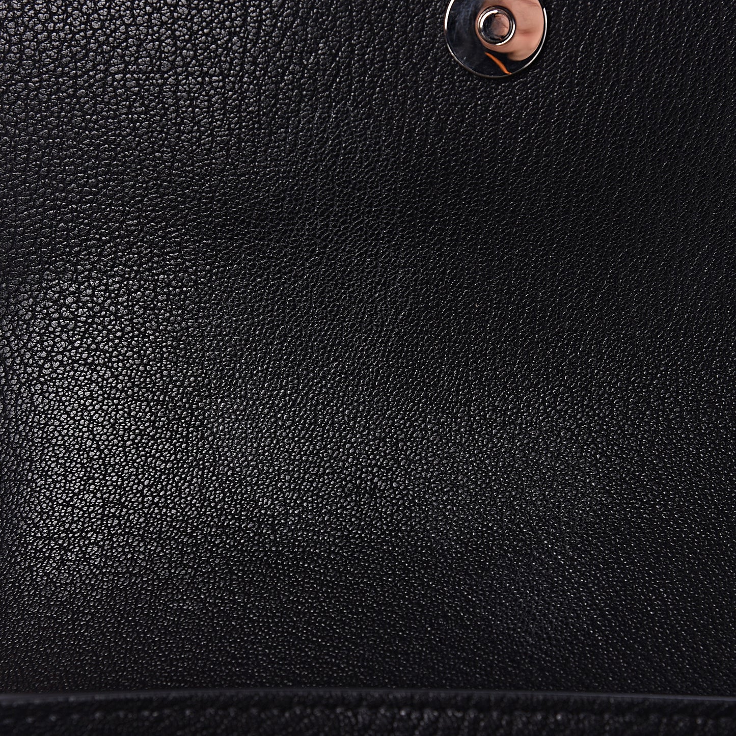 Grained Calfskin Large Tess Bag Black
