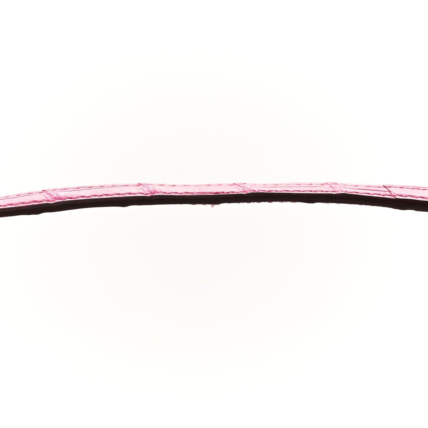 Matte Alligator Constance 18 Rose Shocking