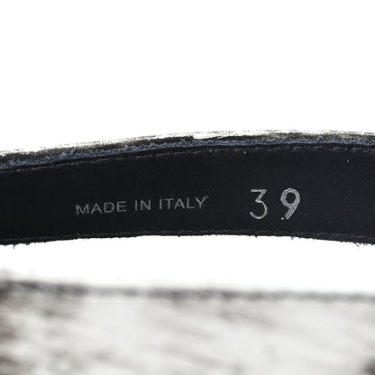Prada Spazzolato Fume Re-Edition 1996 Buckle Sandals 39 Bianco 9 of 10