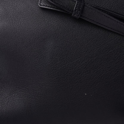 Saint Laurent Grained Calfskin Medium Cabas Rive Gauche Black 10 of 11