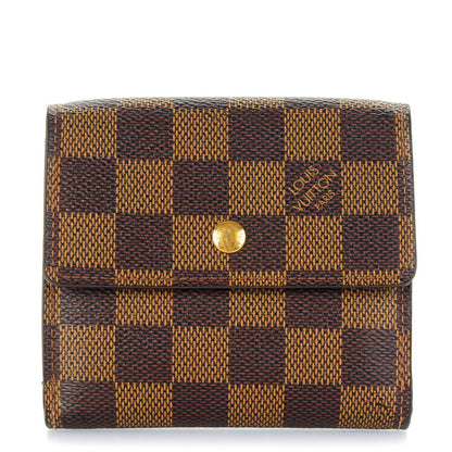 Louis Vuitton Damier Ebene Elise Wallet 1 of 8