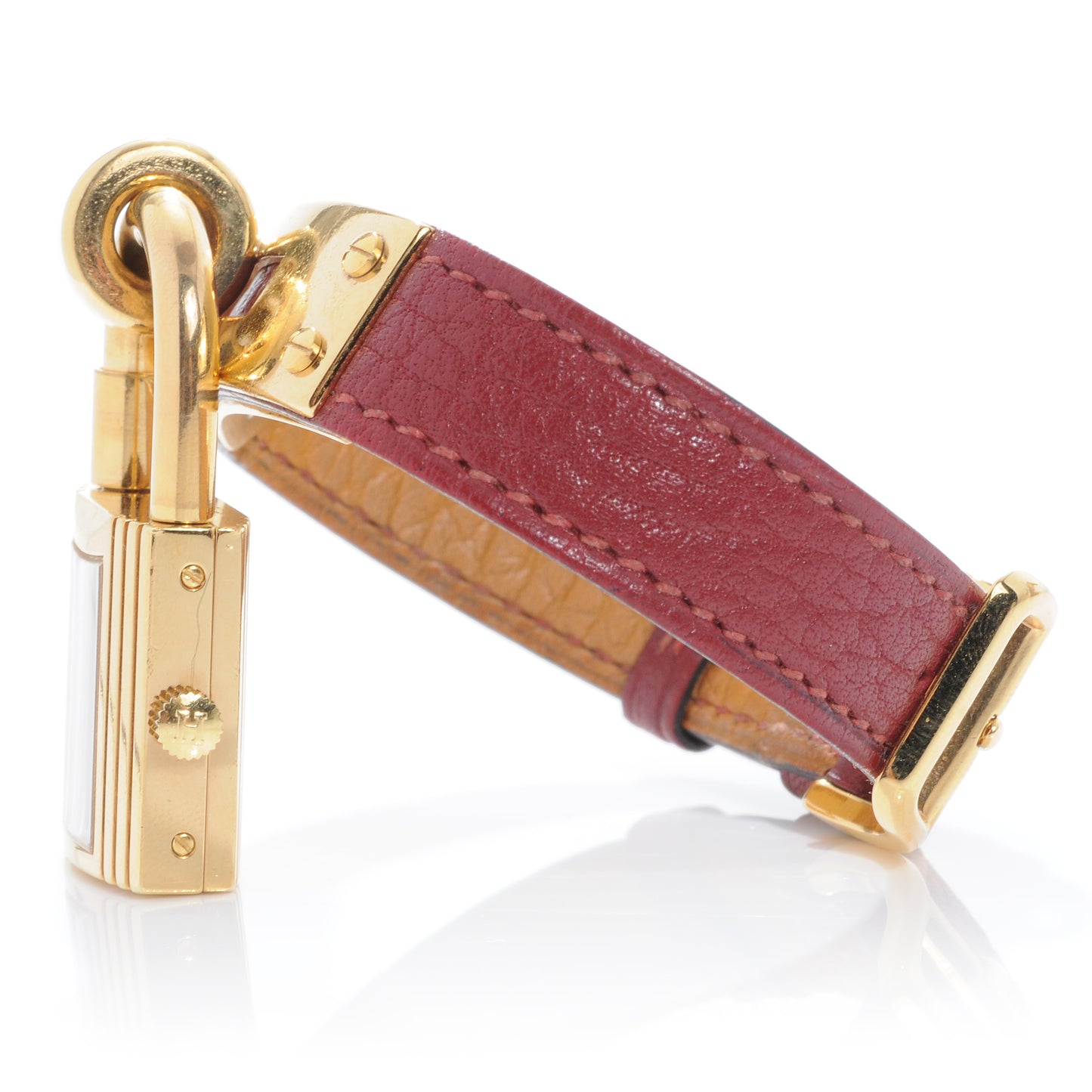 Stainless Steel Clemence 20mm Kelly Cadena Quartz Watch Rouge