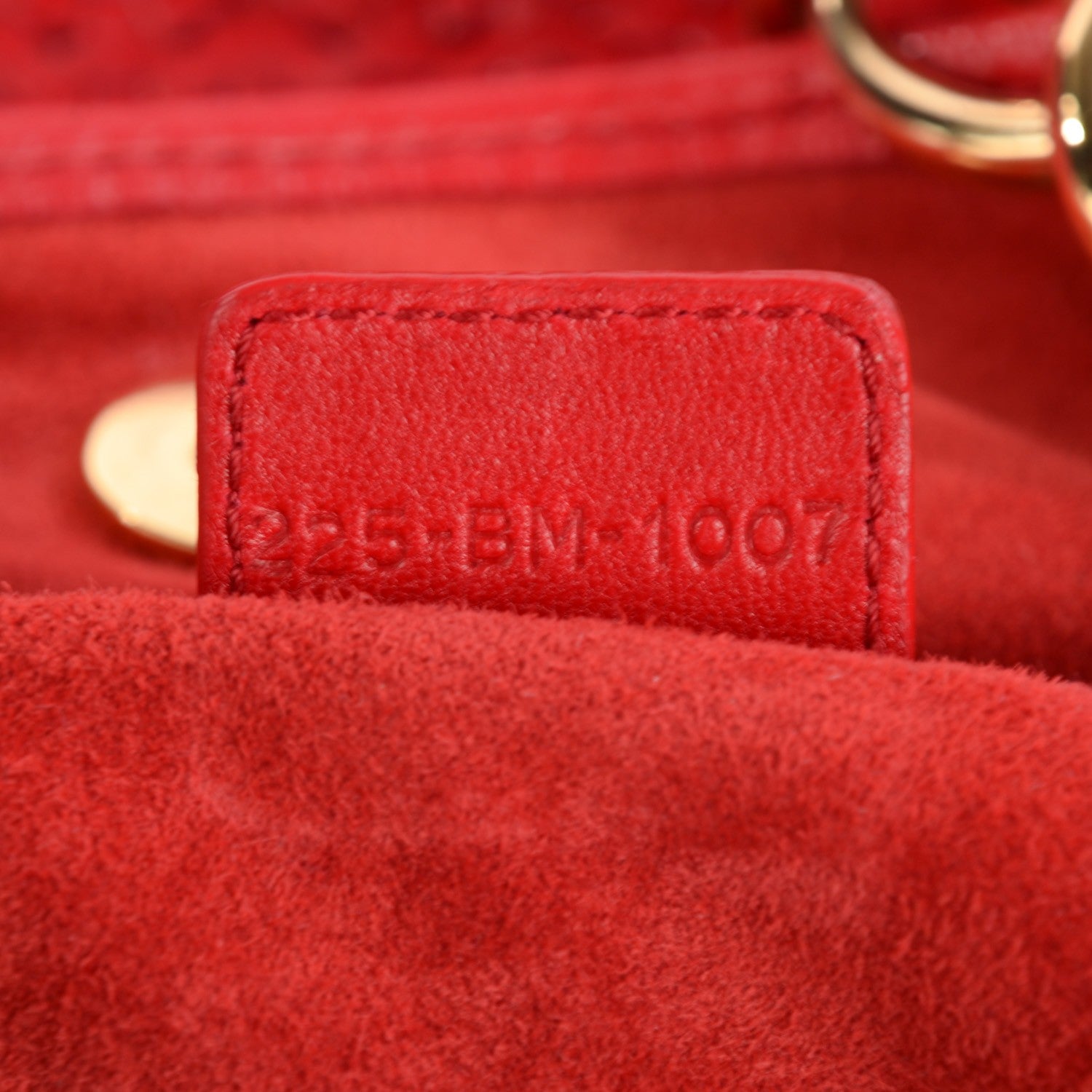 Christian Dior Lambskin Woven Large Dior Soft Tote Rouge Moyen 7 of 7