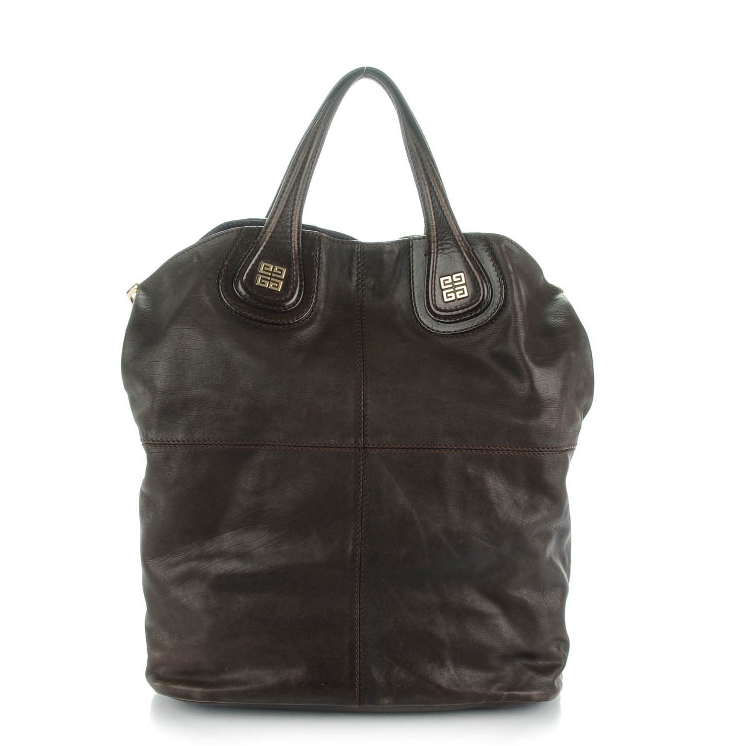 Givenchy Lambskin North South Nightingale Dark Brown 1 of 7