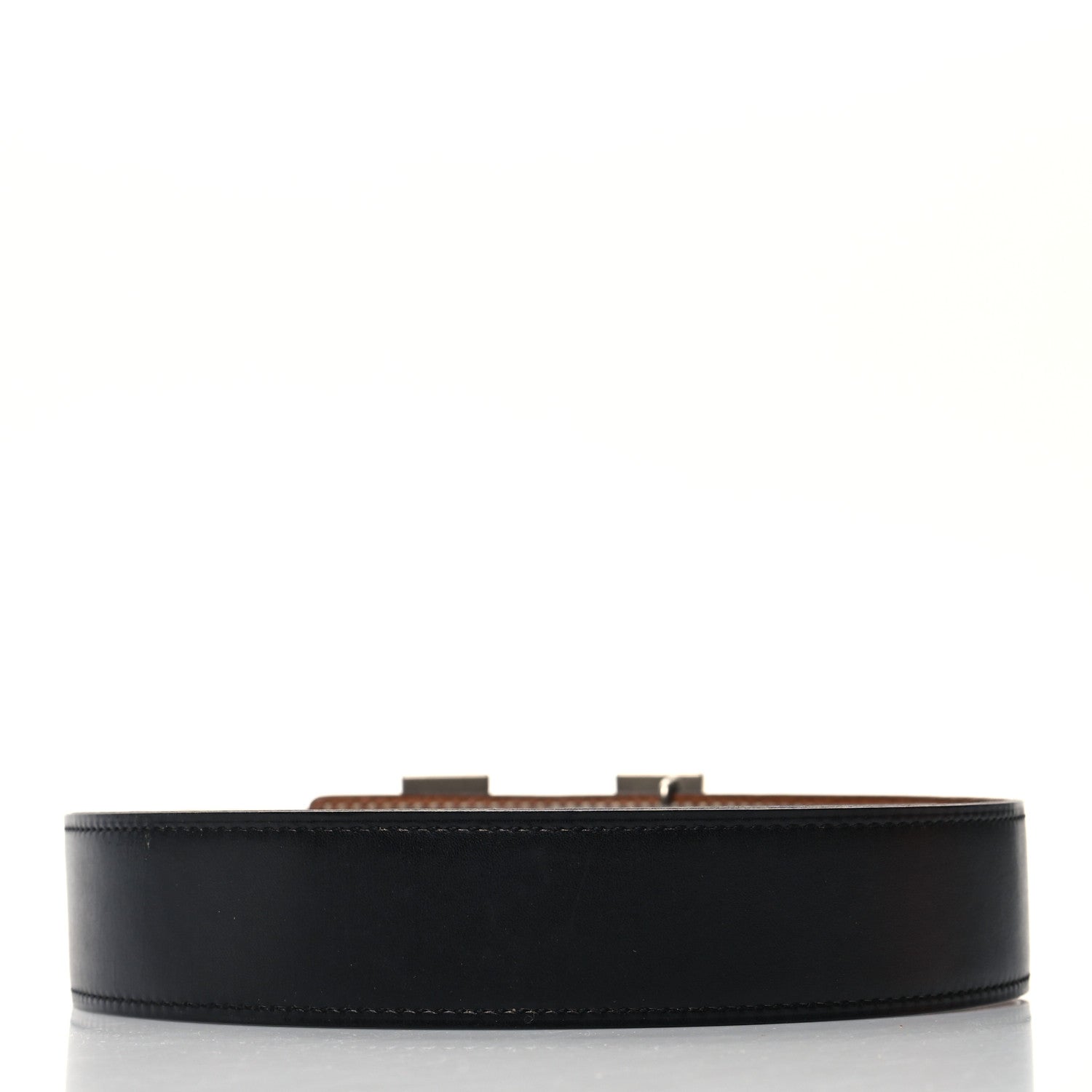 Hermes Swift Togo 32mm H Belt 95 Black Gold 2 of 6