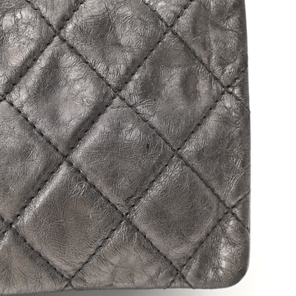 Chanel Metallic Aged Calfskin Quilted 2.55 Reissue 227 Flap Dark Silver 14 of 14