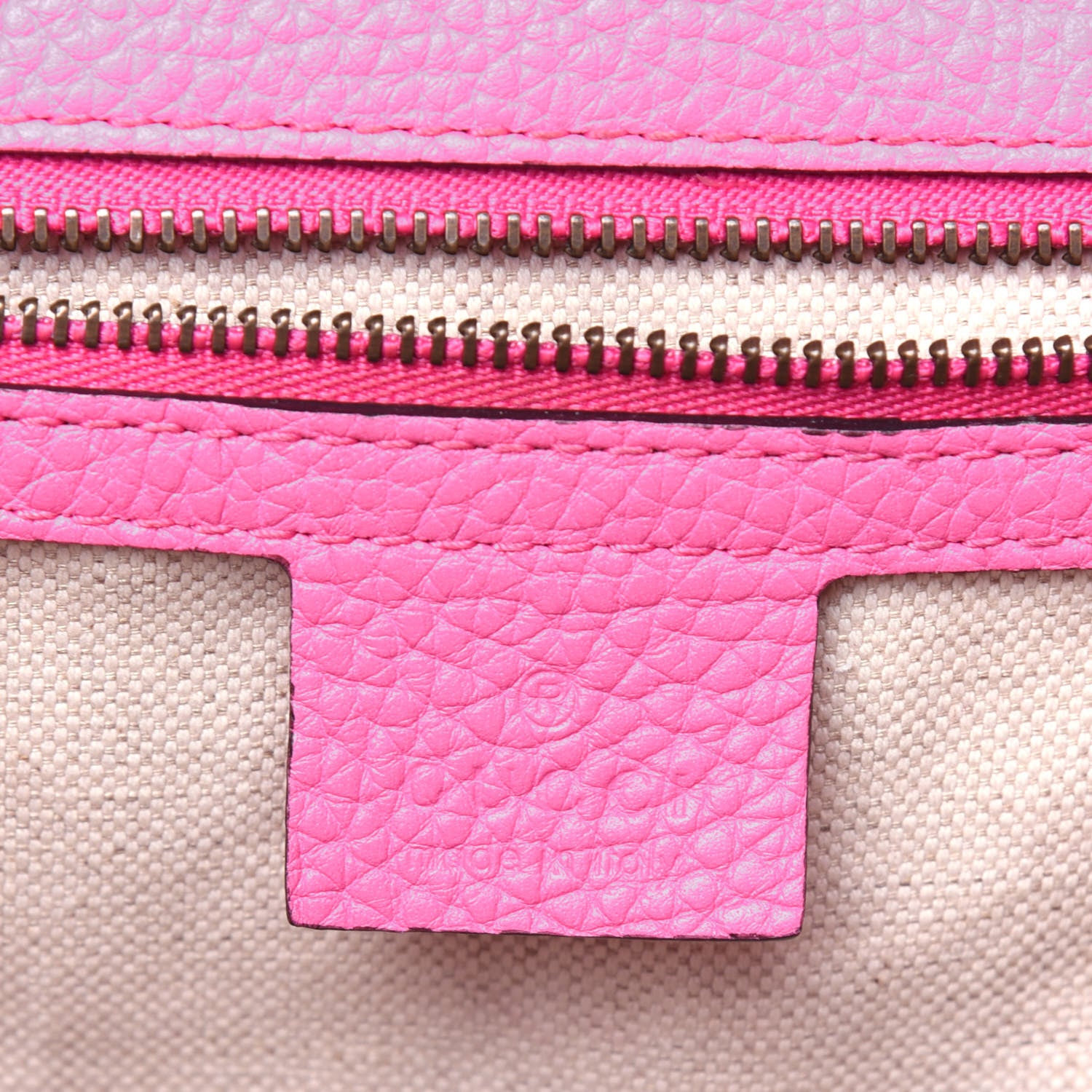 Gucci Calfskin Small GG Marmont Top Handle Bag Pink Tropical Flower 7 of 24