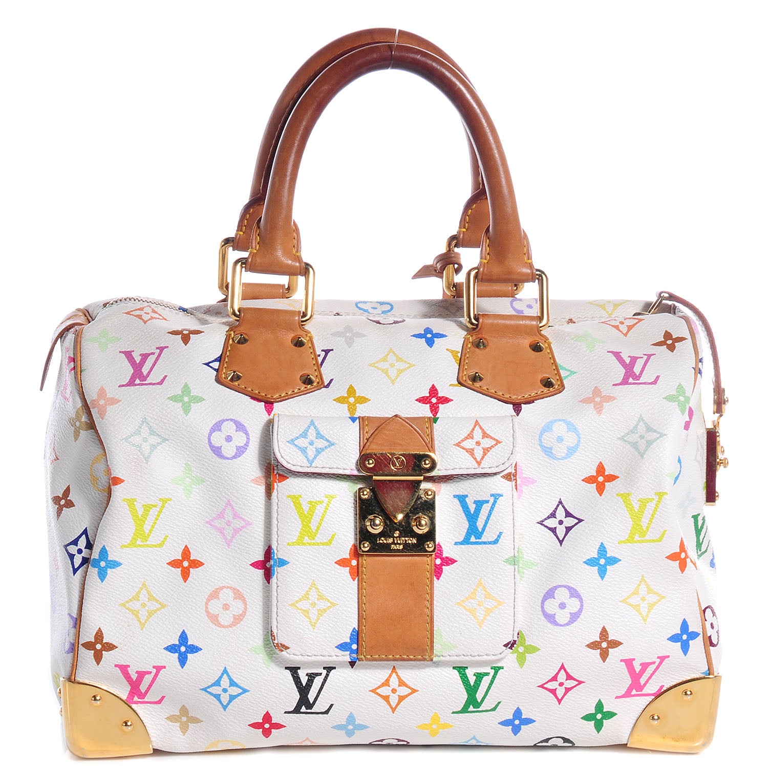 Louis Vuitton Monogram Multicolor Speedy 30 White 1 of 7