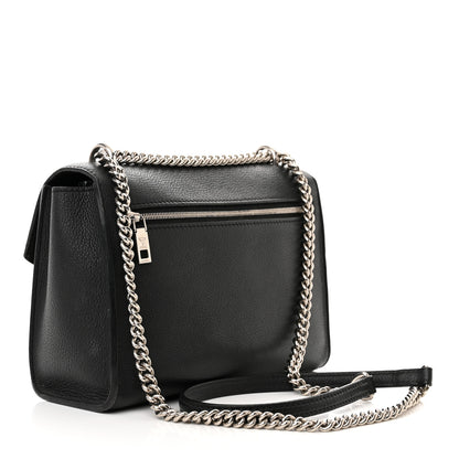 Louis Vuitton Soft Calfskin Mylockme Chain Bag BB Black 3 of 17