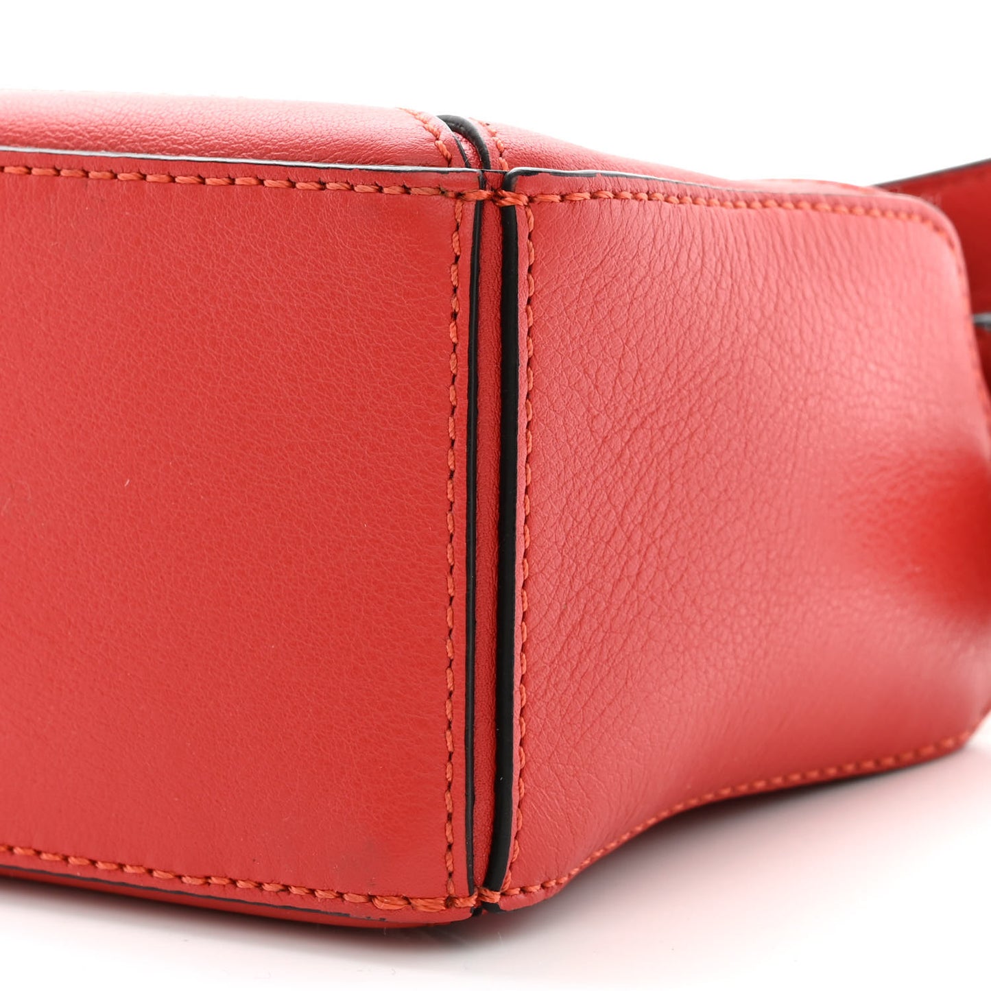 Calfskin Mini Puzzle Bag Pomodoro